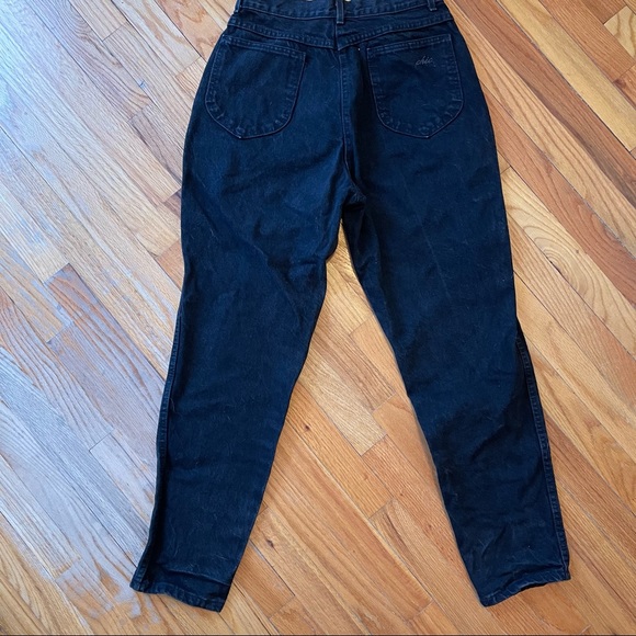 VINTAGE Women’s Chic Jeans 👖Black Excellent - Picture 5 of 5